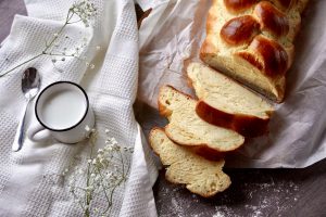 fonott kalács: frissen sült kalács